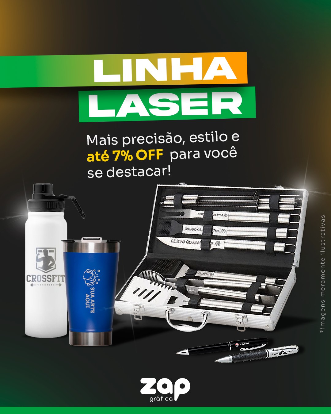 Linha Laser — social/design