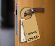 Não Perturbe — PVC BRANCO 050 - 50g — 103 x 230 — Cor 4X4