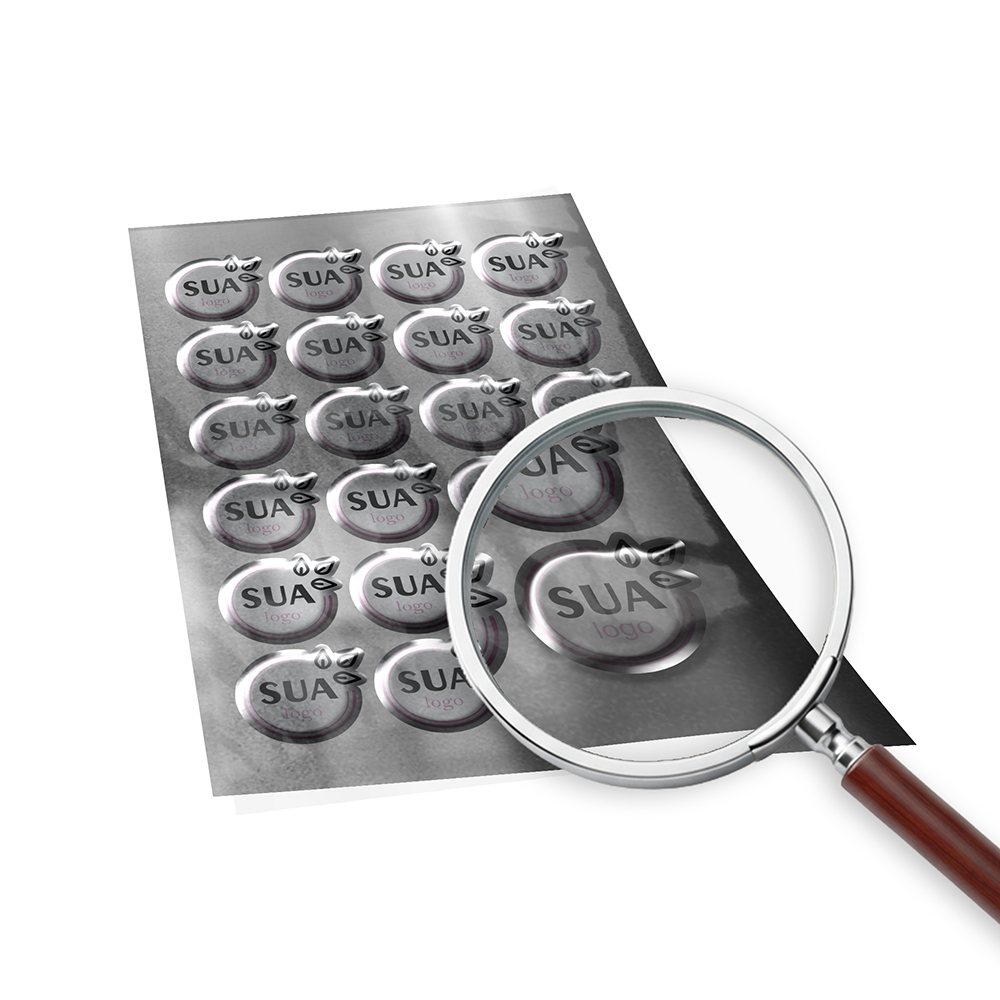 [AVM1TB5] Adesivos — Folha 330x480mm — Metalizado sem tinta branca resinado (Impressão 4×0 · 05 un. · 330 x 480 · AVM1TB5)