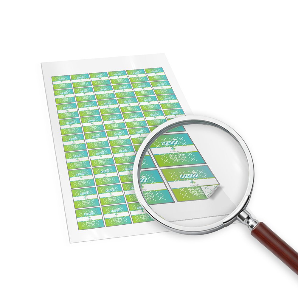 [LSGQ05] Adesivos — Lacre de seguranca — Adesivo papel 80g (Quadrado 45x45mm · Impressão 4×0 · 1050 un. · LSGQ05)