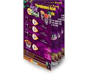 Cardapios — Cardapios personalizados — 8 páginas com dobra — Couche 250g