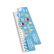 [RPVC1BCO] Reguas — PVC 050mm premium — Branco — Retangular (20cm · Impressão 4×0 · 24 un. · 210 x 50 · RPVC1BCO)