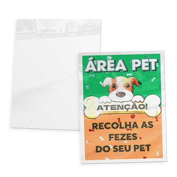 Placas — Placa de ps — Psai 2mm — Verniz localizado — 210x300mm