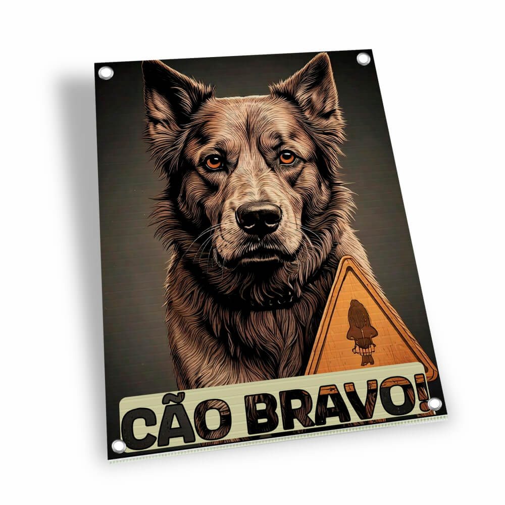 Placas — Placa imobiliaria — Polionda 3mm — Sem verniz — 300x400mm