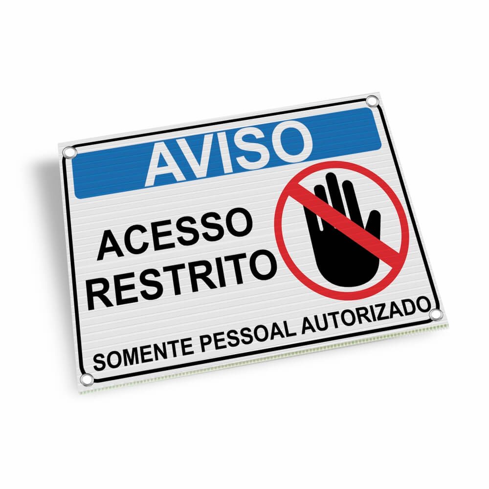 Placas — Placa imobiliaria — Polionda 4mm — Sem verniz — 600x400mm