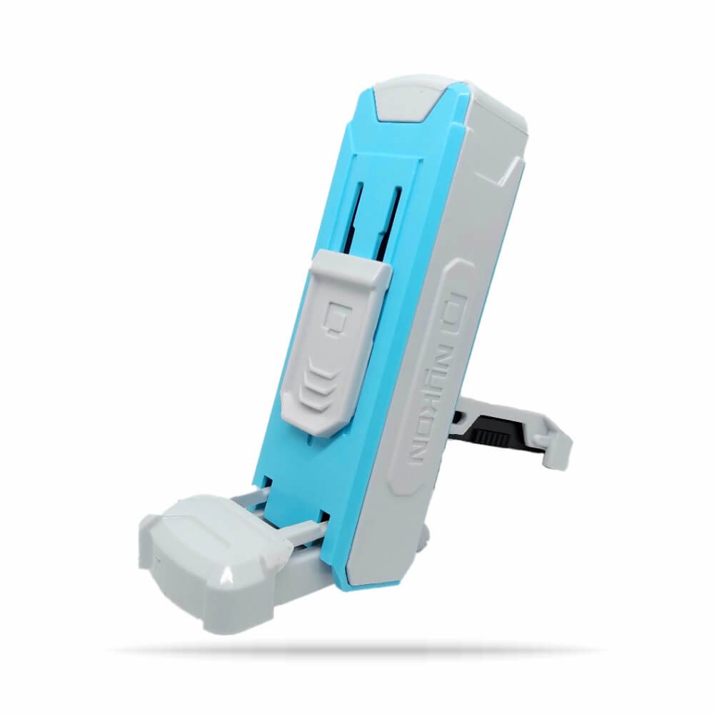 [GENC0030] Carimbos — Carimbo de bolso — Pocket nykon v power 302 38x14mm (Azul claro · Impressão 1×0 · 38 x 14 · GENC0030)