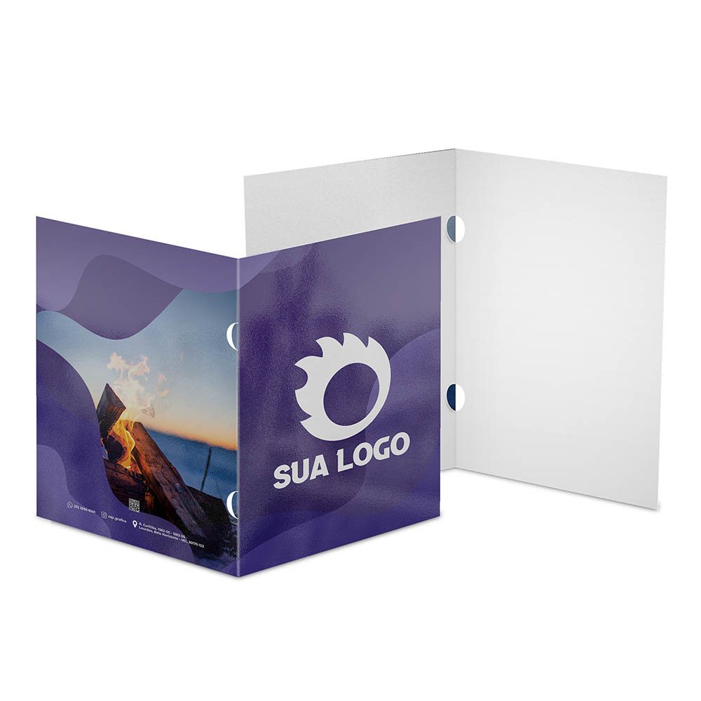 [PDVT01] Pastas — Couche 250g — Orelha — Verniz UV total frente (Impressão 4×0 · 05 un. · 480 x 330 · PDVT01)