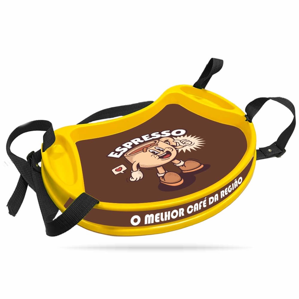 [LIDPDV0005] Bandeja de degustacao — Amarela