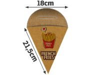 [CDKB27C] Delivery — Embalagens para delivery — Kraft 250g — Batata frita (Media · Impressão 4×0 · 100 un. · 480 x 330 · CDKB27C)