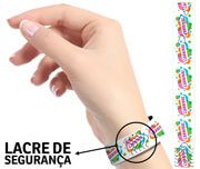 [PI100] Pulseiras — Pulseiras de identificacao — Material sintetico (Impressão 4×0 · 100 un. · 234 x 20.3 · PI100)