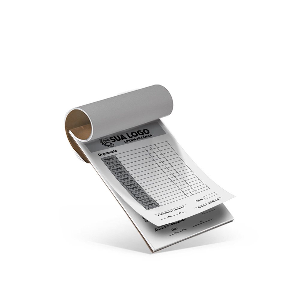 [AP562] Blocos e taloes — 25 folhas — AP 56g — 25x1 (105x150mm · Impressão 1×0 · 125 un. · AP562)