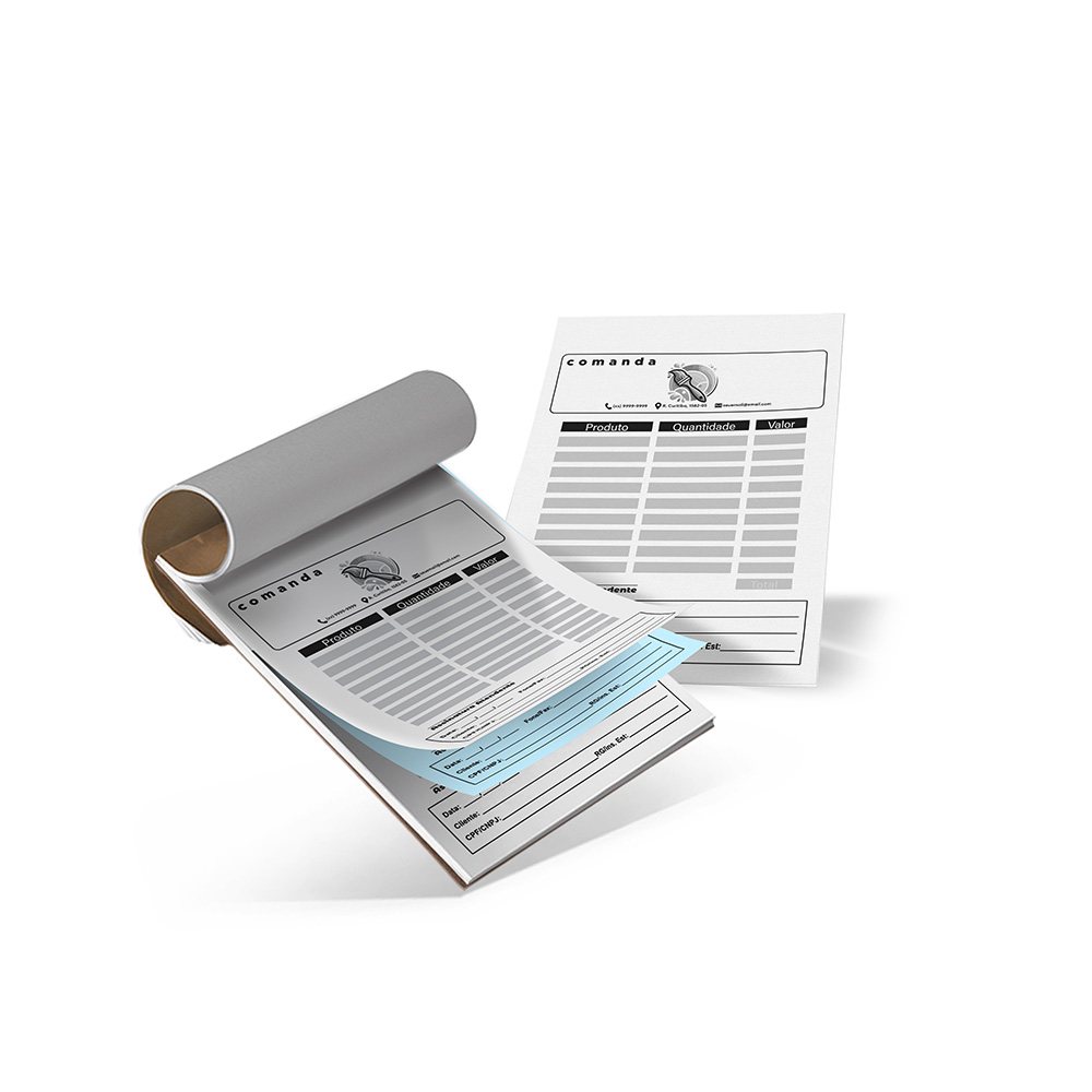 [AP2756] Blocos e taloes — 50 folhas — AP 75g — 50x2 (105x150mm · Impressão 1×0 · 100 un. · AP2756)
