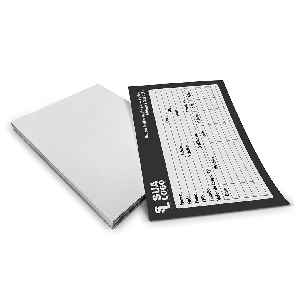 [FAP18002] Ficha — Apergaminhado 180g — 105x150mm (Impressão 1×0 · 1000 un. · 150 x 105 · FAP18002)