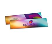 Marcador de pagina — Couche 300g — Laminacao fosca — Lam fosca frente e verso
