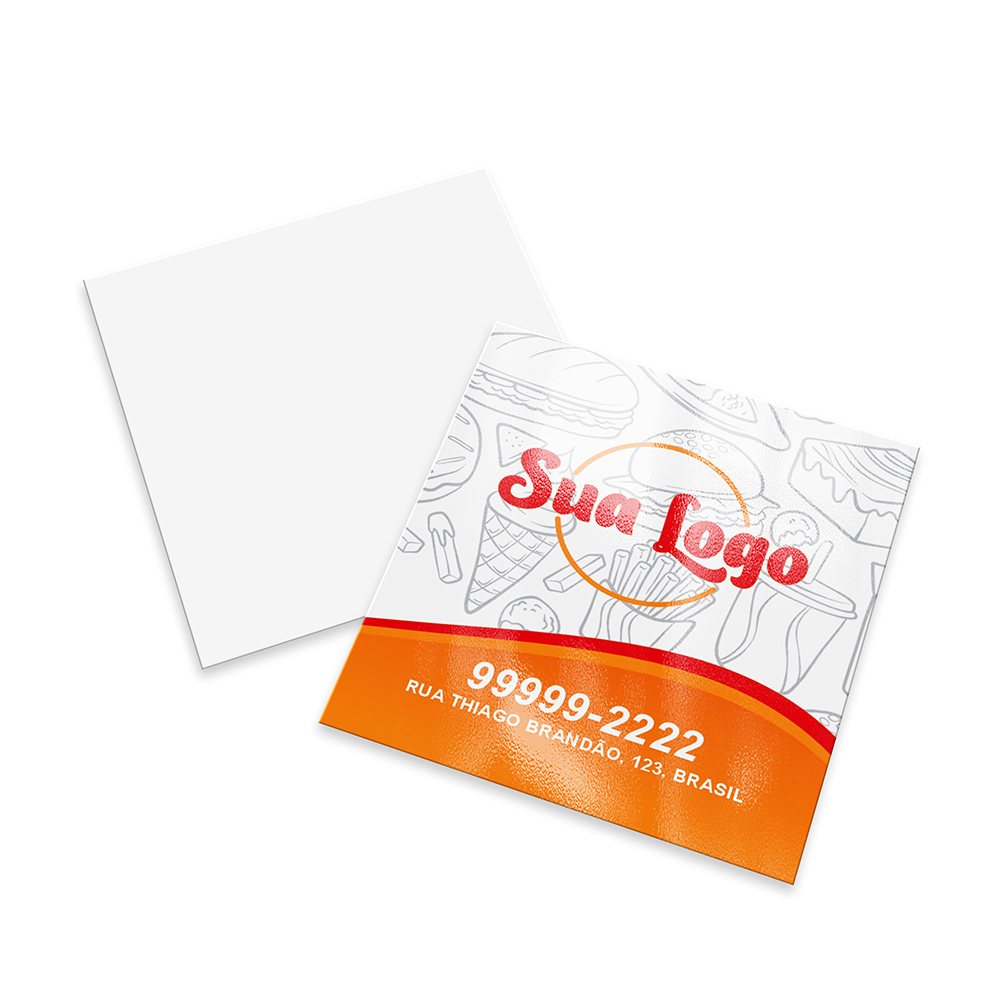 Mini cartao — Couche 250g — Verniz UV — Verniz UV total frente