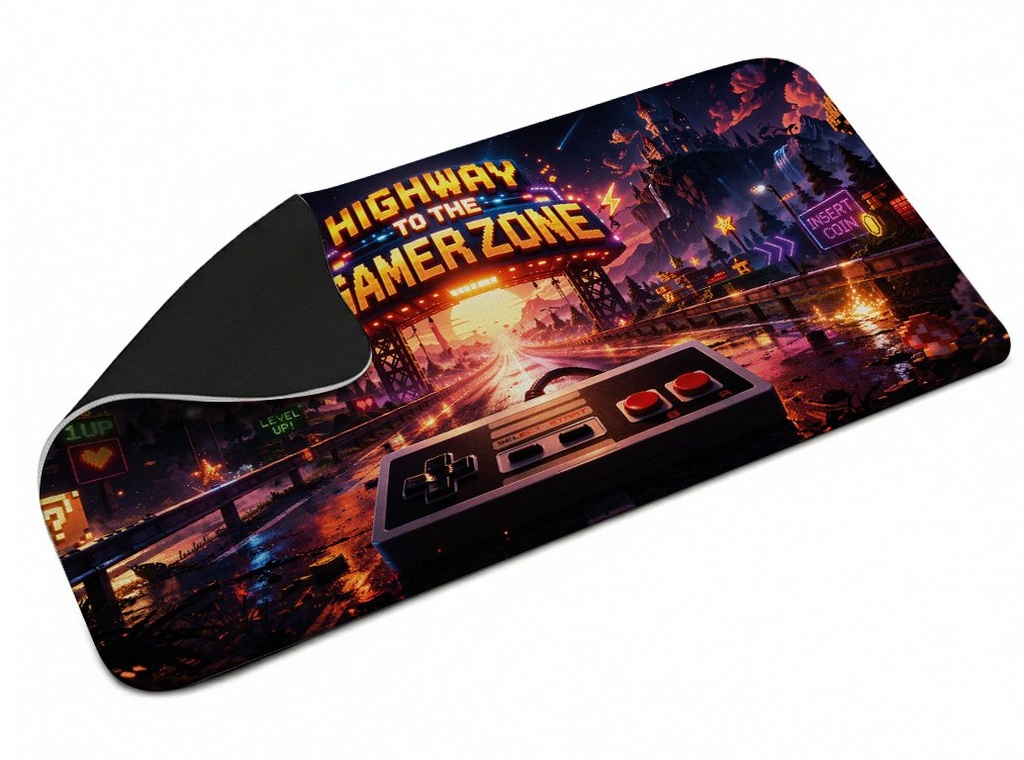 Acessórios para computadores — Mousepads — Mousepad gamer desk pad — Acabamento sem costura