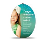 Mobile — PVC 050mm premium — Branco — Modelo redondo — 220x300mm