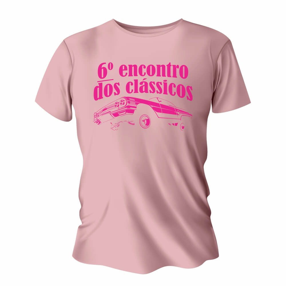 Linha vestuário — Camisas agasalhos e jaquetas — Camisas — Modelo tradicional — Algodao — Impressão silk — Tamanho a4 210x300mm — Camisa rosa claro