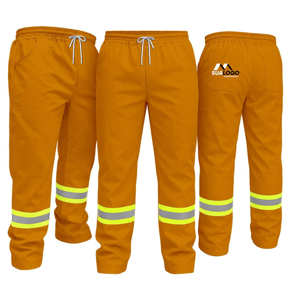 [UNI0002] Linha vestuário — Uniformes profissionais (Calcas · Modelo operacional · Impressão 4×0 · 1000 x 1000 · UNI0002)