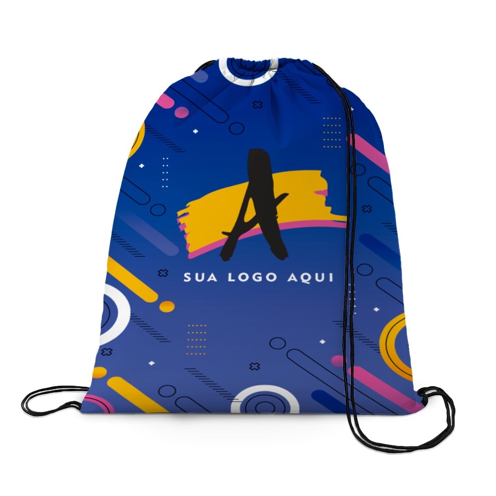 [SACOCHGG2] Sacochila — Tactel (Tam g · Impressão 4×0 · 05 un. · 400 x 970 · SACOCHGG2)